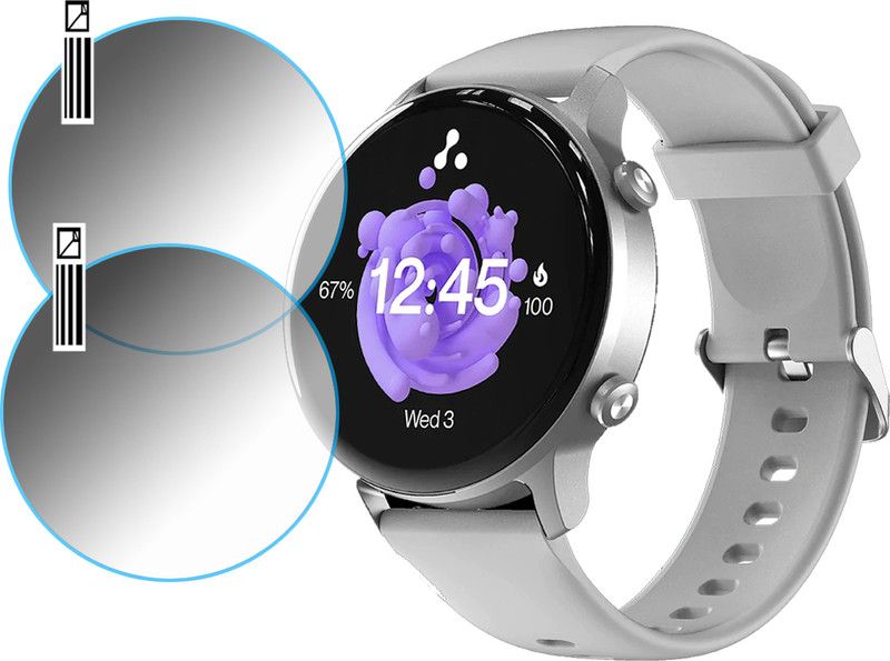 EJZATI Screen Guard for AMBRANE WISE ROAM SMARTWATCH  (Pack of 2)