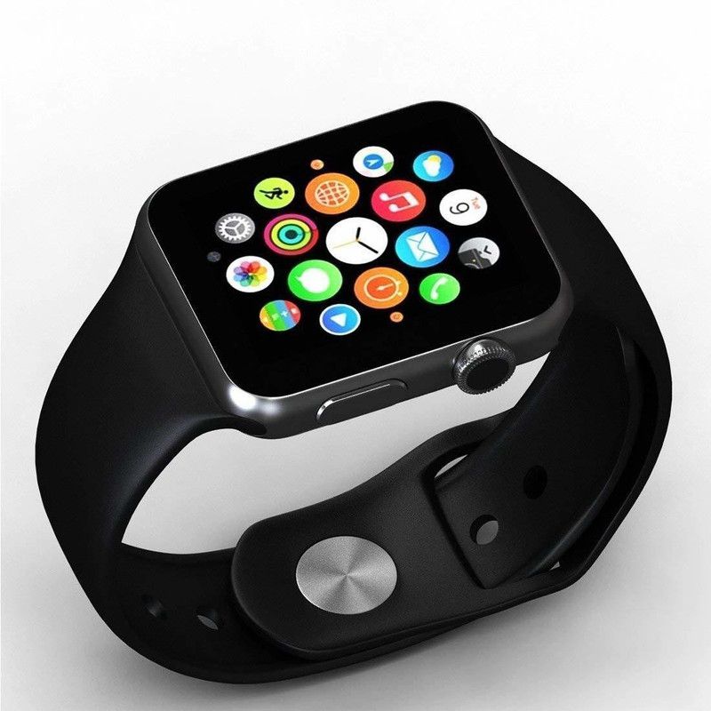 JERK a1gld8p Smartwatch  (Gold Strap, FREE)