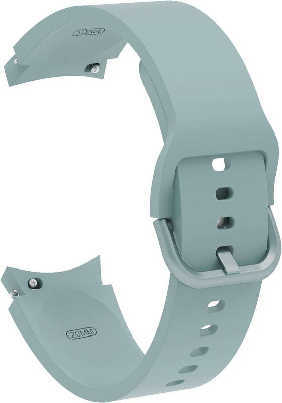 WEI INTERNATIONAL Silicone Sports Band Strap Loop for All Galaxy Watch 4 Series Sizes Smart Watch Strap  (Green)