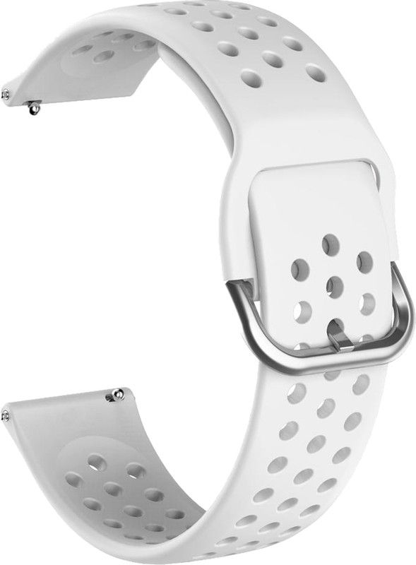 ACM Watch Strap Dot Belt for Fire Boltt Ninja Smartwatch Band White Smart Watch Strap  (White)