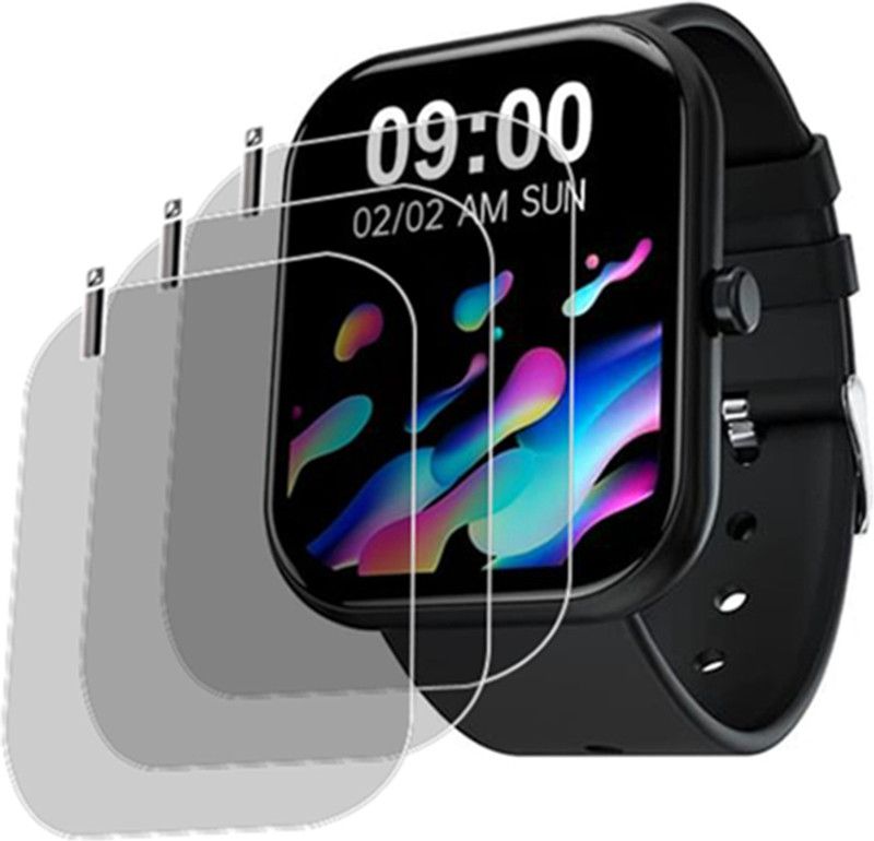 HI2U Screen Guard for Fire Boltt Dazzle Plus Smartwatch  (Pack of 3)