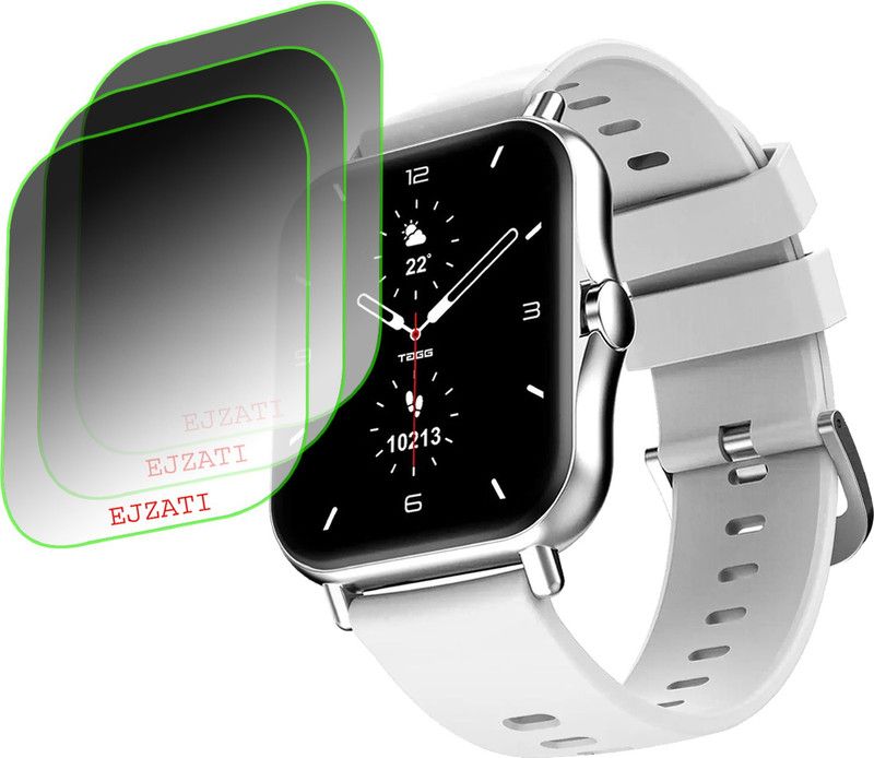 EJZATI Screen Guard for TAGG VERVE EDGE SMARTWATCH  (Pack of 3)