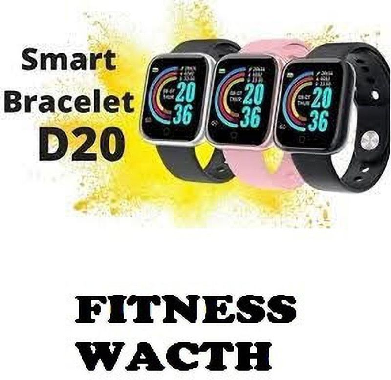 Bydye A35_D20 LATEST FITNESS TRAVKER SMART WATCH BLACK ONLY (PACK OF 1) LATEST Smartwatch  (Black Strap, free)