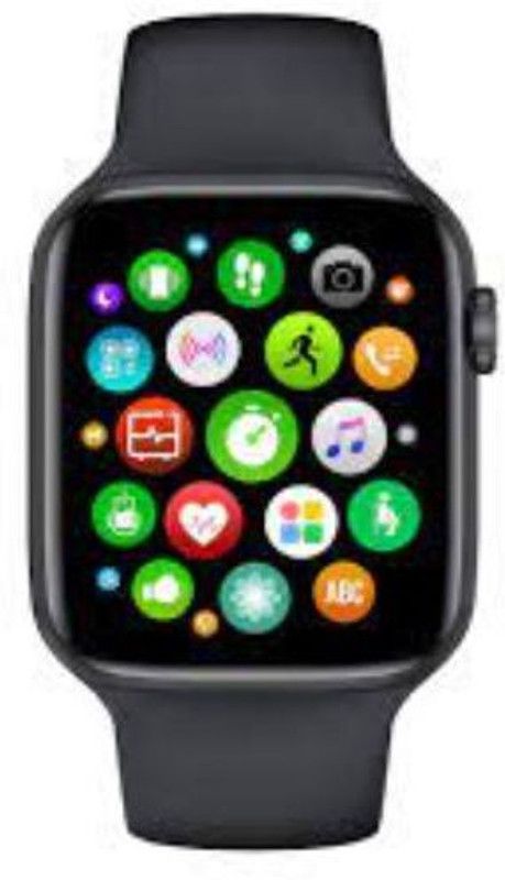 SYARA NAA_180Z T55 Smart Watch Smartwatch  (Black Strap, Free Size)