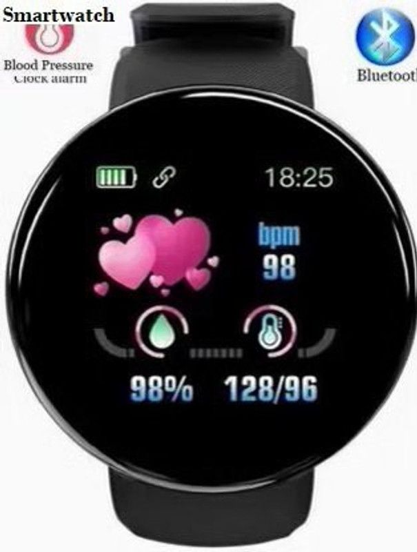 STYBITS AQ1103 D18_ULTRA ACTIVITY TRACKER MULTI SPORTS SMART WATCH BLACK(PACK OF 1) Smartwatch  (Black Strap, Free)