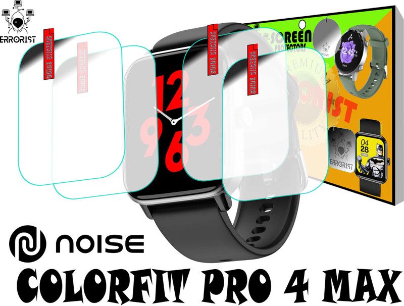 ERRORIST Screen Guard for NOISE COLORFIT PRO 4 MAX  (Pack of 4)