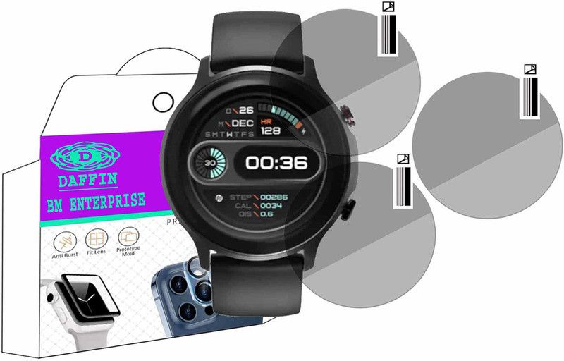 daffin Screen Guard for Noise Fit Active SpO2 SMARTWATCH  (Pack of 3)