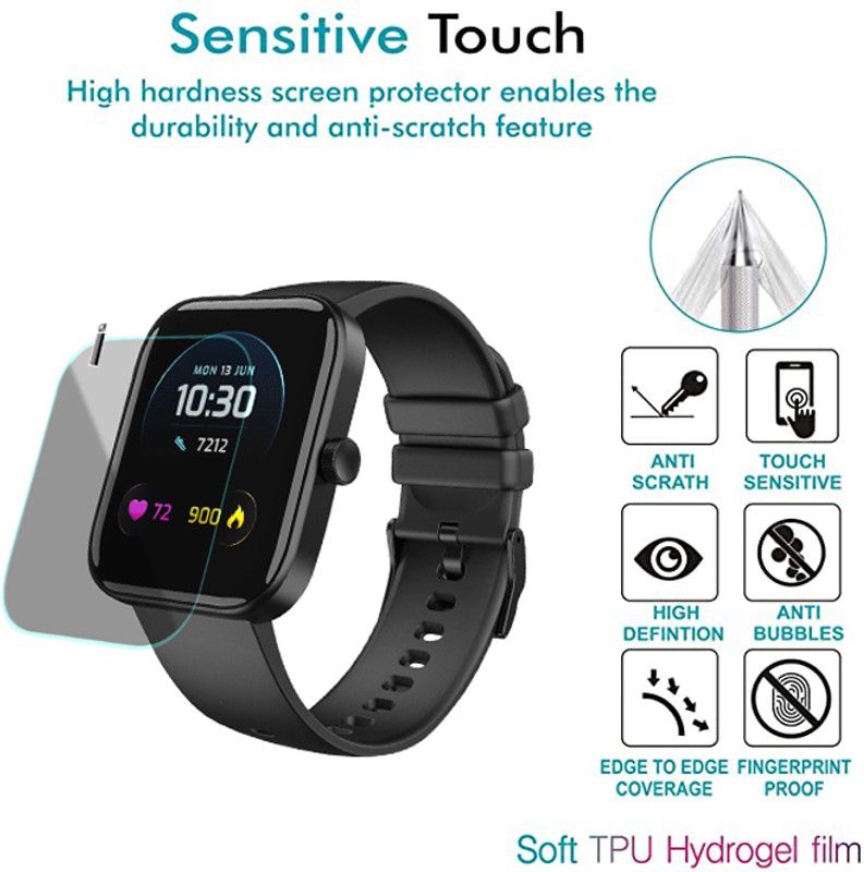 XAZE Screen Guard for Noise NoiseFit Evolve 4 Smartwatch  (Pack of 1)