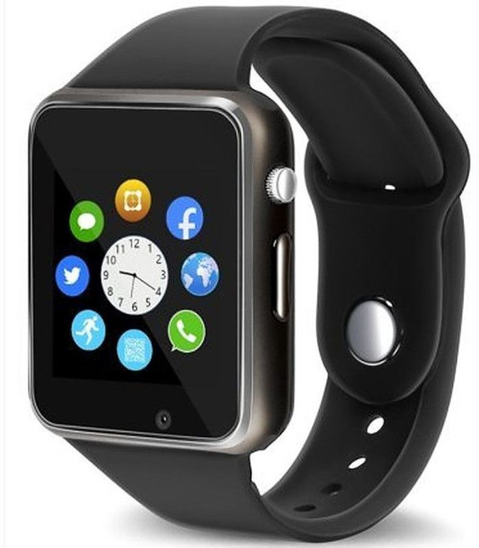 JAKCOM Android Calling Mobile 4G watch Smartwatch  (Black Strap, free)