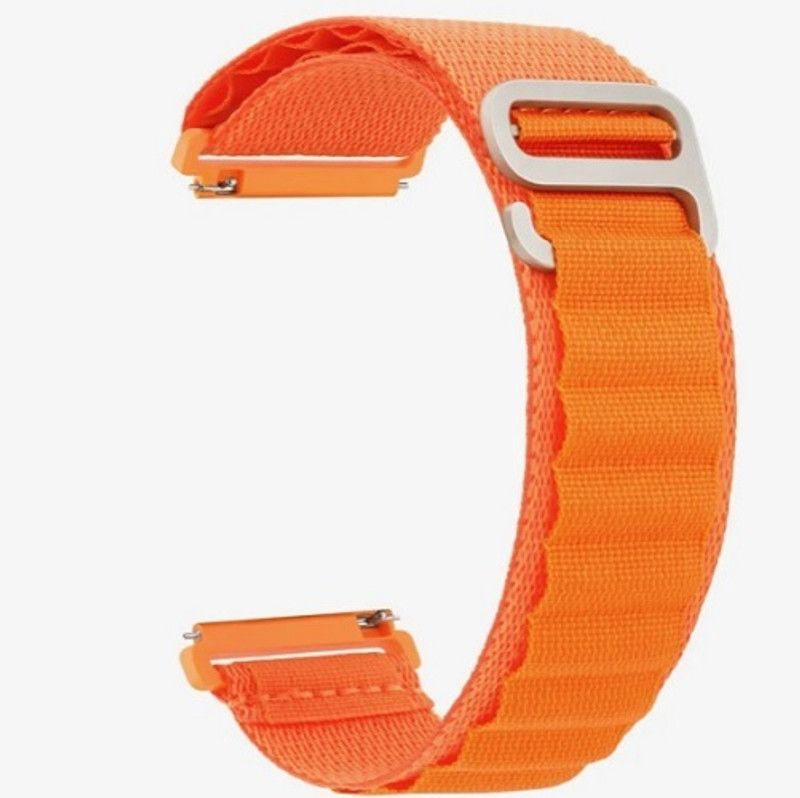 Melfo Nylon Loop Compatible with Crossbeats Ignite S3 Smart Watch Strap  (Orange)