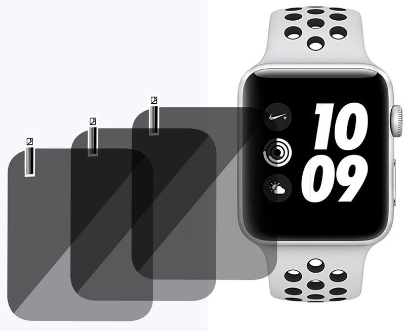 xzote Screen Guard for Apple Watch Nike Plus GPS Smartwatch  (Pack of 3)