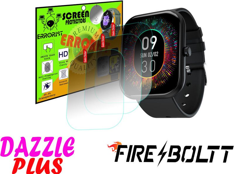 ERRORIST Screen Guard for FIRE BOLTT DAZZLE PLUS  (Pack of 3)