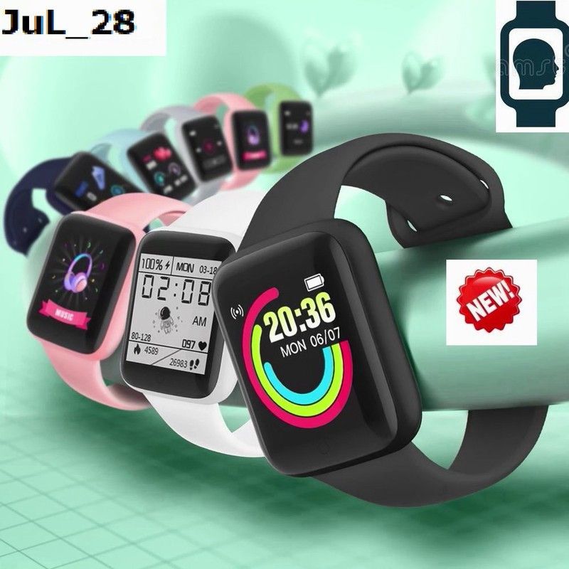 Jocoto S22 (D20) MAX ACTIVITY TRACKER HEART RATE SMART WATCH BLACK(PACK OF 1) Smartwatch  (Black Strap, free)