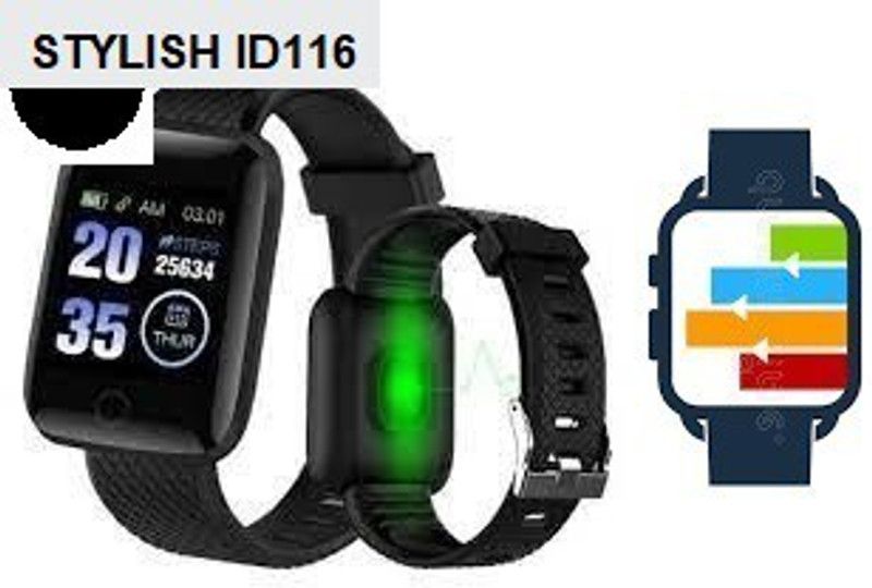ACTARIAT A59 ID116_ULTRA HEART RATE MULTI SPORTS SMART WATCH (PACK OF 1) Smartwatch  (Black Strap, Free)