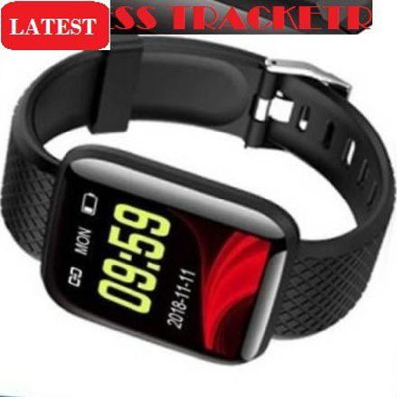 Bashaam E480 ADVANCE_ID116 STEP COUNT BLUETOOTH SMART WATCH BLACK (PACK OF 1) Smartwatch  (Black Strap, Free)