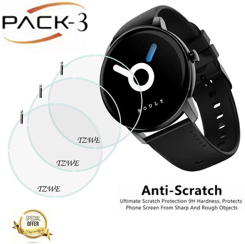 TZWE Screen Guard for Boult Cosmic R smart watch screen guard  (Pack of 3)