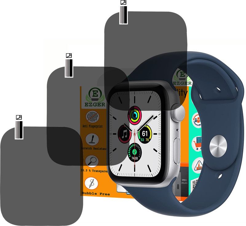 EZGER Screen Guard for Apple Watch SE SMARTWATCH SCREEN GUARD  (Pack of 3)