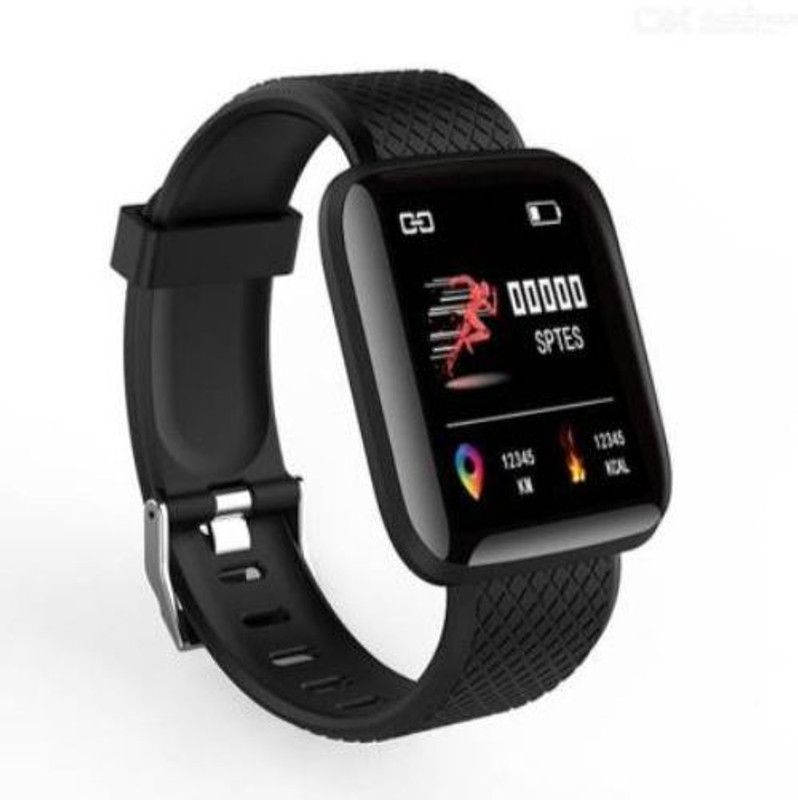 GUGGU LRO_123G_D13 Fitness band  (Black Strap, Size : Free Size)