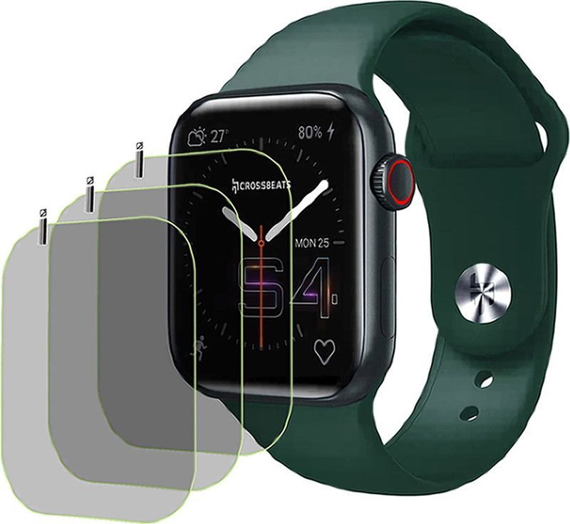 XAZE Screen Guard for Crossbeats ignite spectra Smartwatch  (Pack of 3)