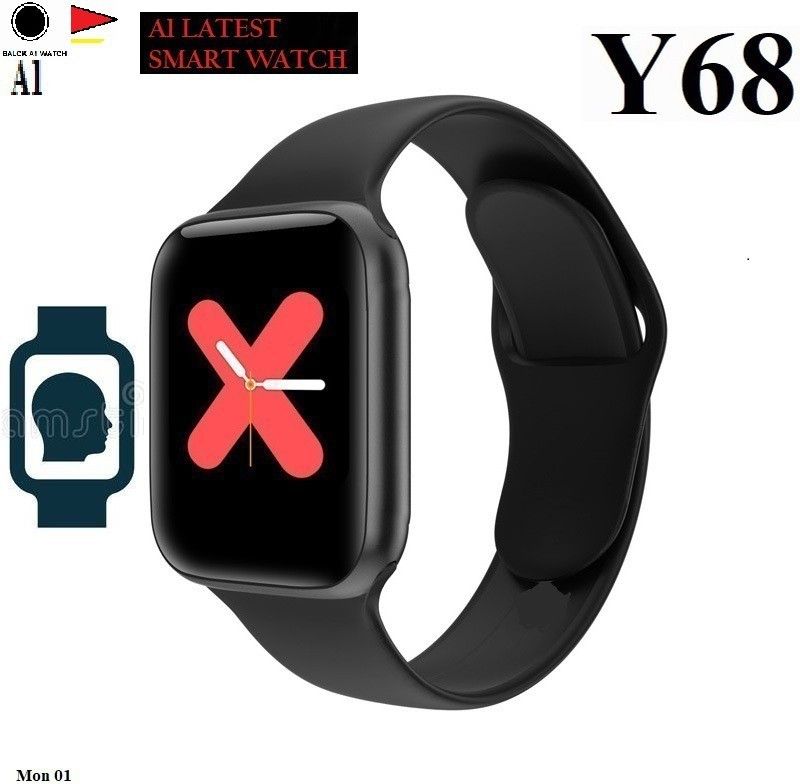 DEROWN S794_A1 PRO HEART RATE MULTI SPORTS SMART WATCH BLACK(PACK OF 1) Smartwatch  (Black Strap, Free)