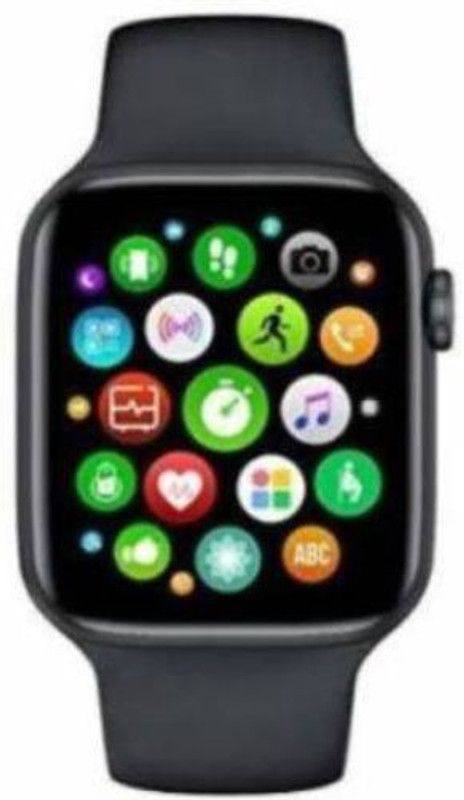 GUGGU NMZ_255I T55 Series 5 SmartWatch Smartwatch  (Black Strap, XL)