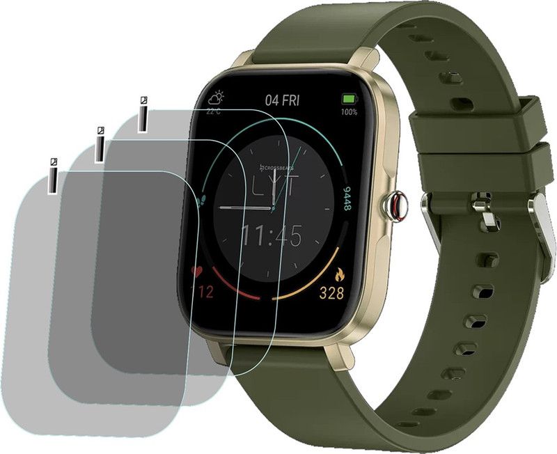 slwax Screen Guard for Crossbeats Ignite LYT Smartwatch  (Pack of 3)
