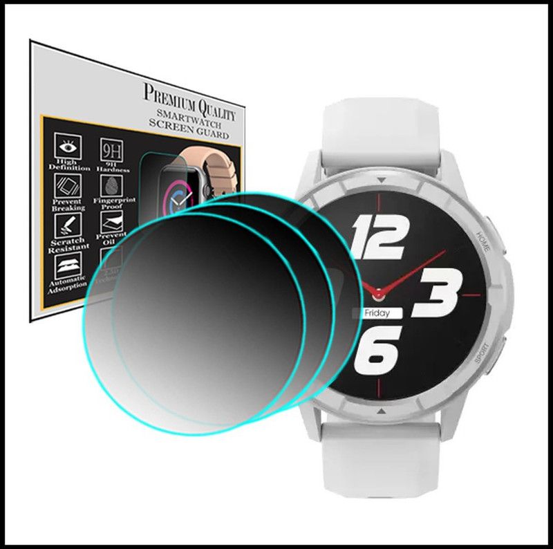 YCHROZE Screen Guard for DIZO Watch R Talk Go  (Pack of 3)