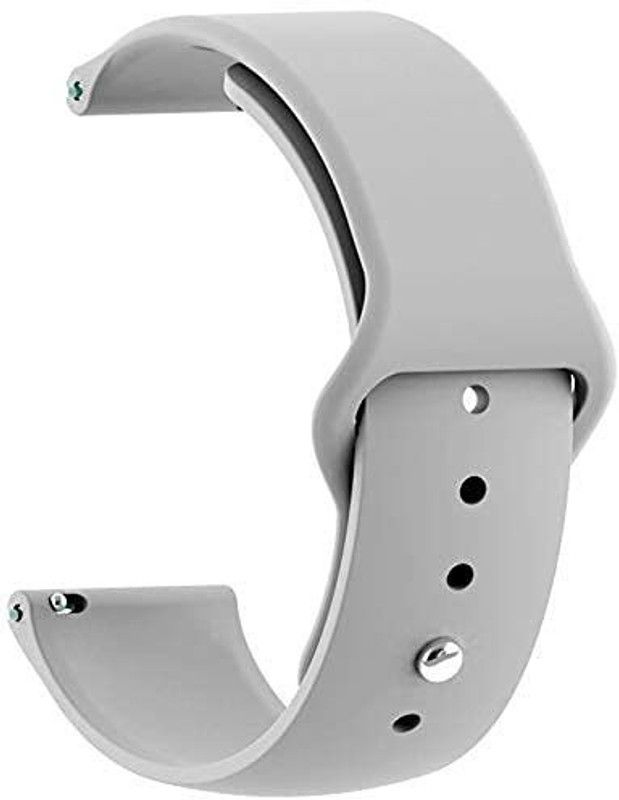 JackDerry Silicone Sport Strap Band Band Loop Compatible With Xtend Watch Only Smart Watch Strap  (Grey)
