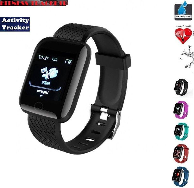 Bydye A851(ID116) MAX ACTIVITY TRACKER STEP COUNT SMART WATCH BLACK( PACK OF 1) Smartwatch  (Black Strap, free)