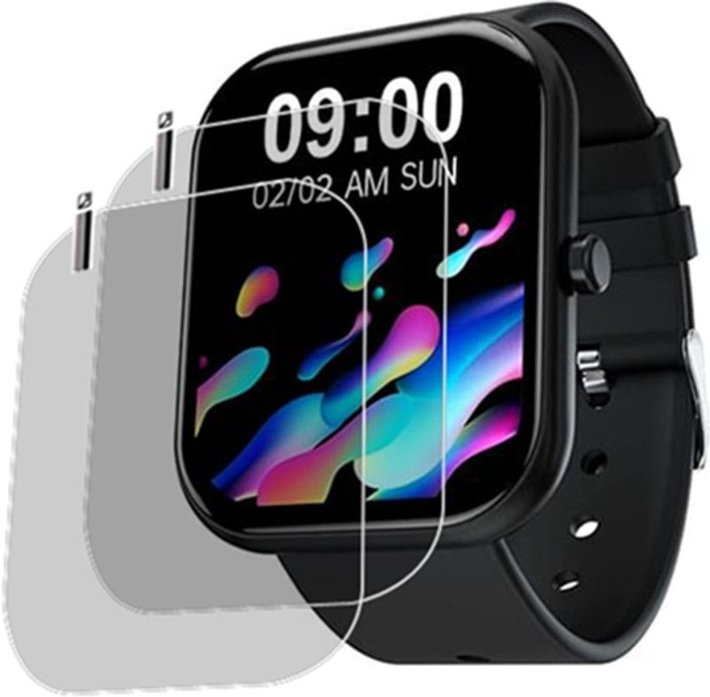 HI2U Screen Guard for Fire Boltt Dazzle Plus Smartwatch  (Pack of 2)