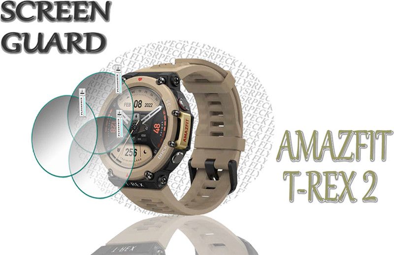 FLYSRPECK Screen Guard for Amazfit T-Rex 2 Smart Watch  (Pack of 3)