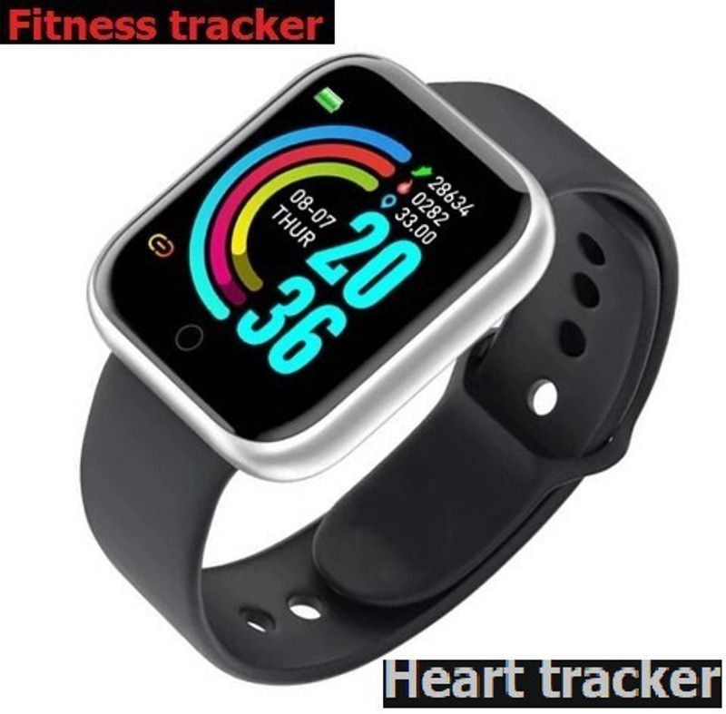 Jocoto S673 (D20) LATEST ACTIVITY TRACKER FITNESS TRACKER SMART WATCH BLACK(PACK OF 1) Smartwatch  (Black Strap, free)