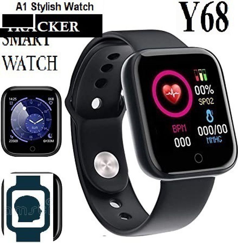 JOCOTO MA_NOV-Y68_70 Smartwatch  (Black Strap, Free)