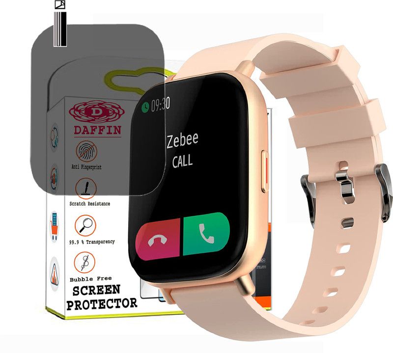 daffin Screen Guard for ZEBRONICS ZEB-FIT7220CH SMARTWATCH SCREEN GUARD  (Pack of 1)