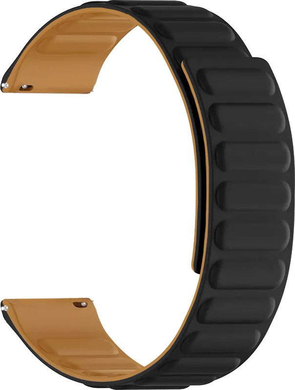 ACM Watch Strap Magnetic Loop for Mobvoi Ticwatch Gth 2 Smartwatch Belt Black Smart Watch Strap  (Black)