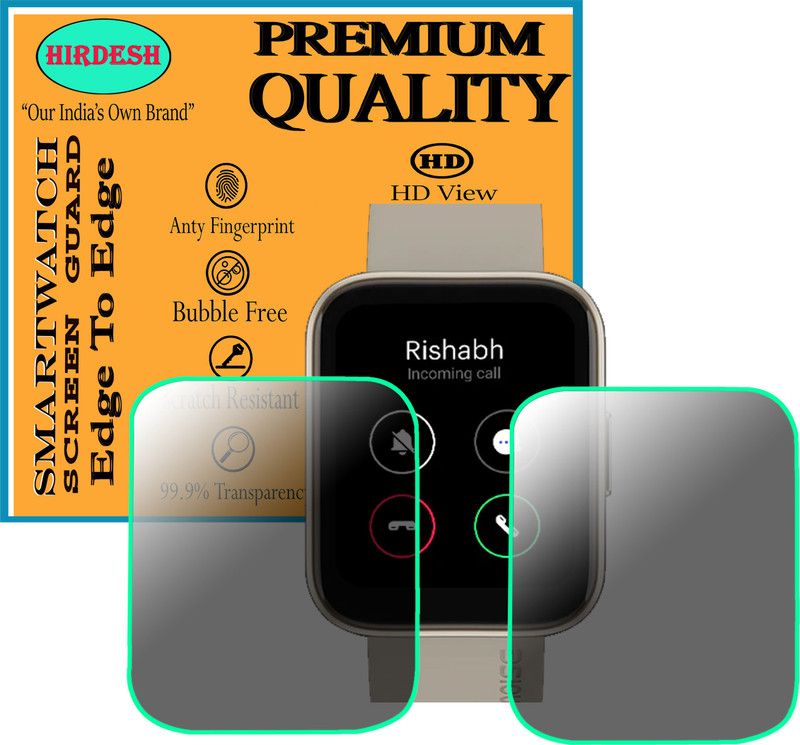 hirdesh Screen Guard for Noise ColorFit Ultra 2 Buzz  (Pack of 2)