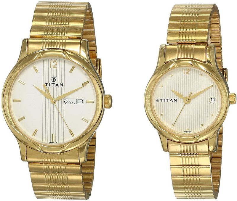 TAJ EXPRESSS Edge To Edge Screen Guard for Titan Bandhan Analog Champagne Dial Couple's Watch NM15802490YM04 screen protector  (Pack of 1)