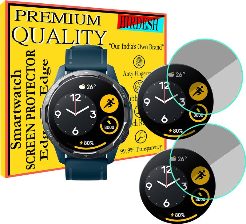 hirdesh Screen Guard for Xiaomi Watch S1 Active  (Pack of 2)