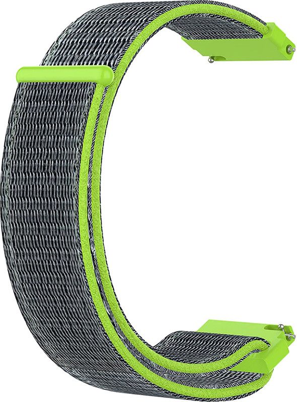 ACM Watch Strap Nylon Loop for Garmin Forerunner 645 Smartwatch Belt Green Smart Watch Strap  (Green)