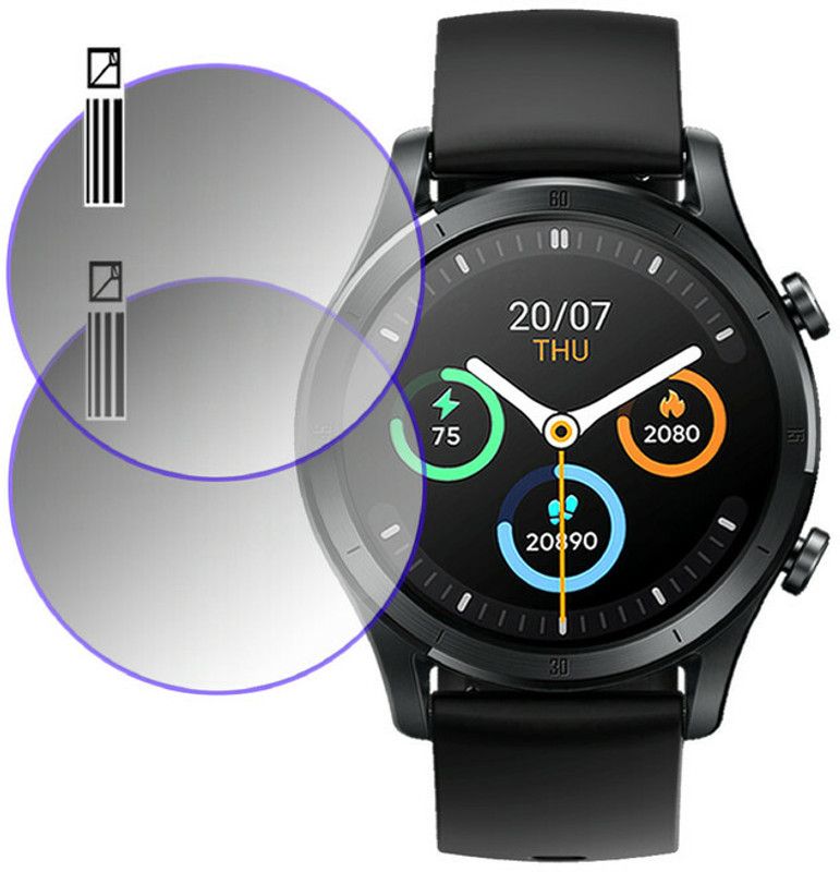 hirdesh Edge To Edge Screen Guard for Realme TechLife Watch R100  (Pack of 2)