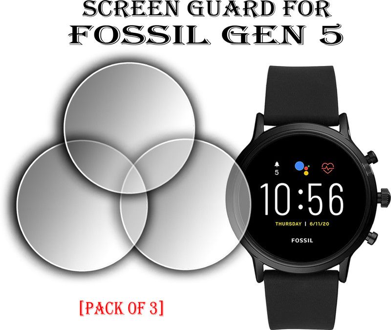 EJZATI Screen Guard for FOSSILE GEN 5 SMARTWATCH  (Pack of 3)