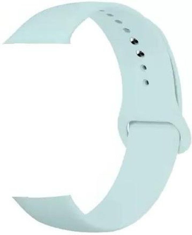 Lokah Apple Watch Silicon Navy Blue Strap||Compatible with 42, 44 & 45mm Apple Watch Smart Watch Strap  (Grey)