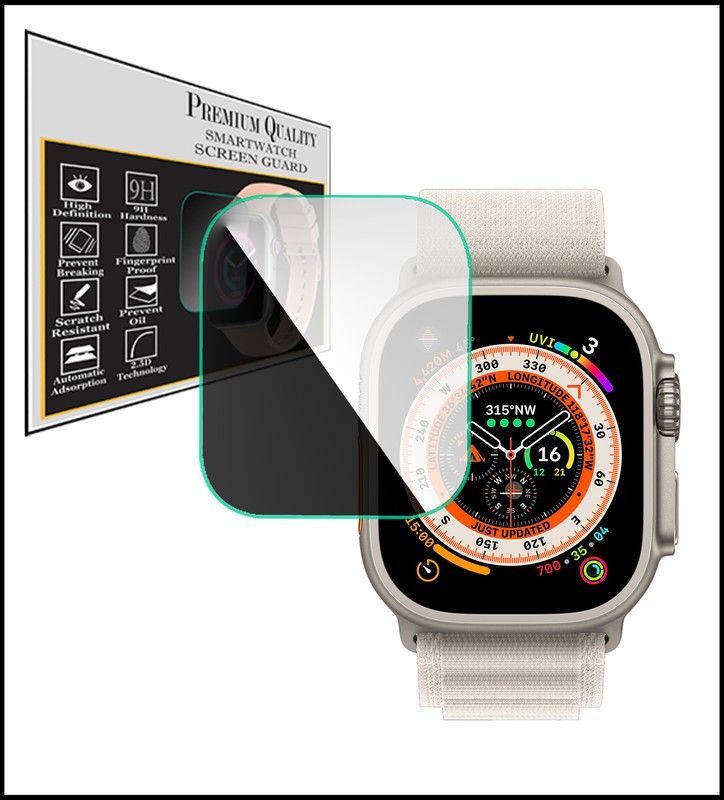 HIDEOUS Screen Guard for Apple Watch Ultra  (Pack of 1)