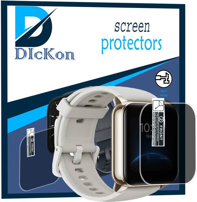 DICKON Screen Guard for realme Watch 2 smartwatch  (Pack of 1)