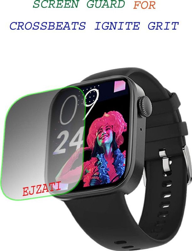 EJZATI Screen Guard for CROSSBEATS IGNITE GRIT SMARTWATCH  (Pack of 1)