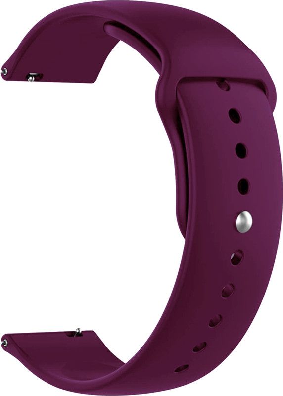 ACM Watch Strap Silicone Belt for Fireboltt Almighty Se Bsw060 Smartwatch Purple Smart Watch Strap  (Purple)