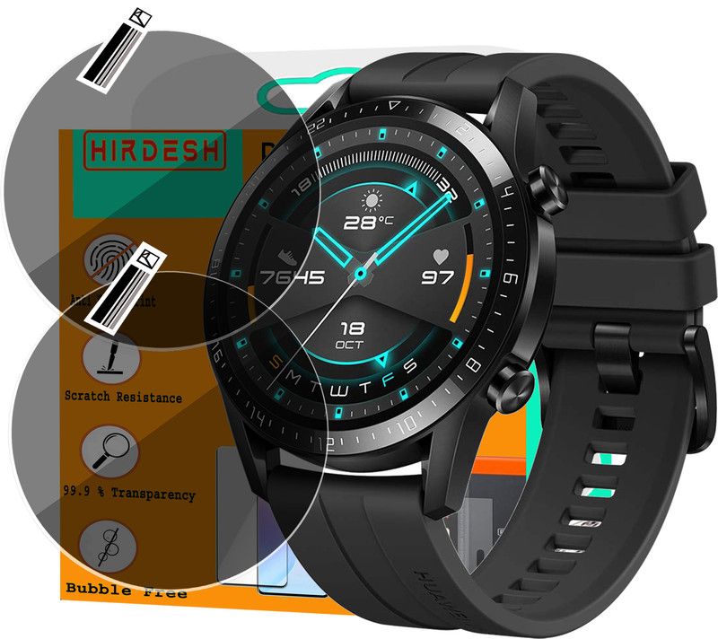 hirdesh Screen Guard for HUAWEI WATCH GT 2 (46MM)  (Pack of 2)