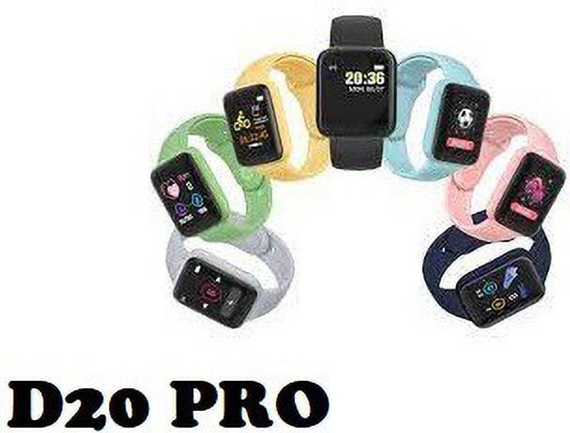 Bydye A89_D20 LATEST FITNESS TRAVKER SMART WATCH BLACK ONLY (PACK OF 1) LATEST Smartwatch  (Black Strap, free)