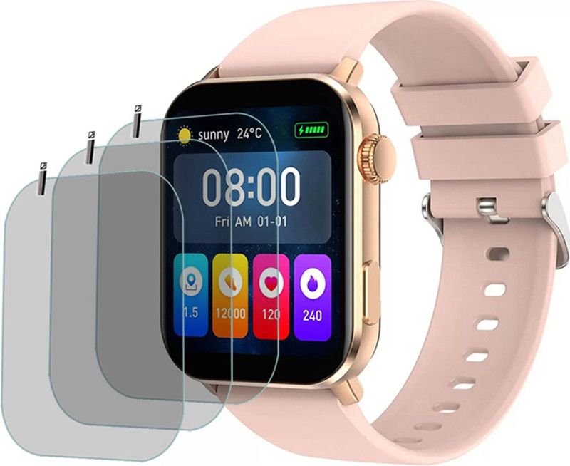slwax Screen Guard for fire boltt ninja bell Smartwatch  (Pack of 3)