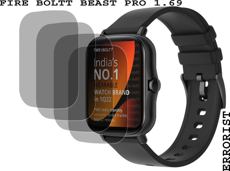 ERRORIST Screen Guard for FIRE BOLTT BEAST PRO  (Pack of 4)